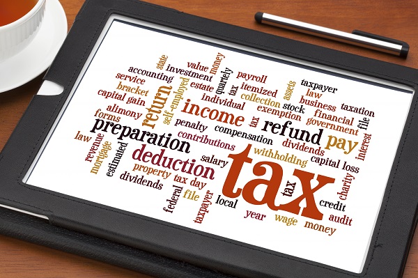 tax  word cloud